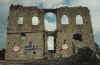 Finkenstein , sp�tgotische Fassade mit rezenter Werbung