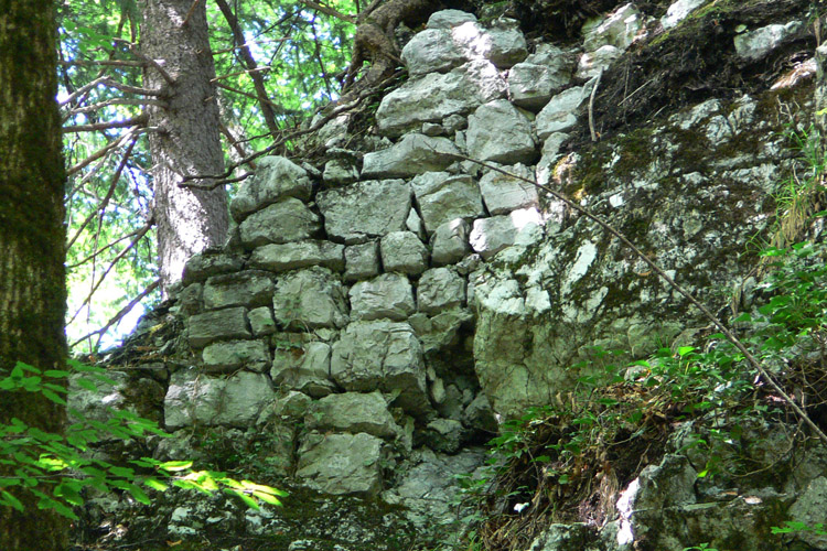 Gutrat-Rossstall: Mauerwerk der Ringmauer