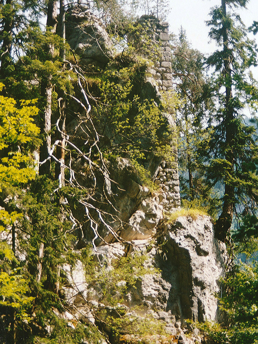 Saalegg: Ansicht von der Bergseite.