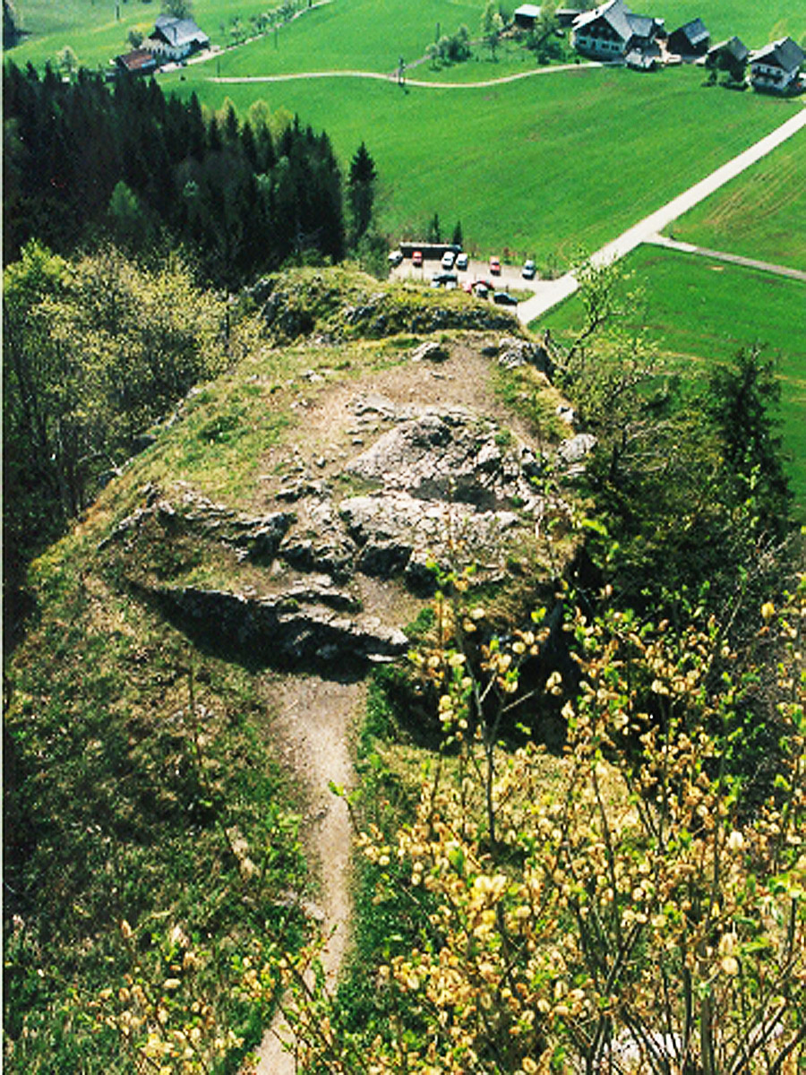 Wartenfels: Felskopf westlich der Hochburg.