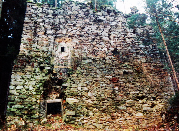 Klause Selzthal: Talseitige Fassade des Klausturms, Foto 1998