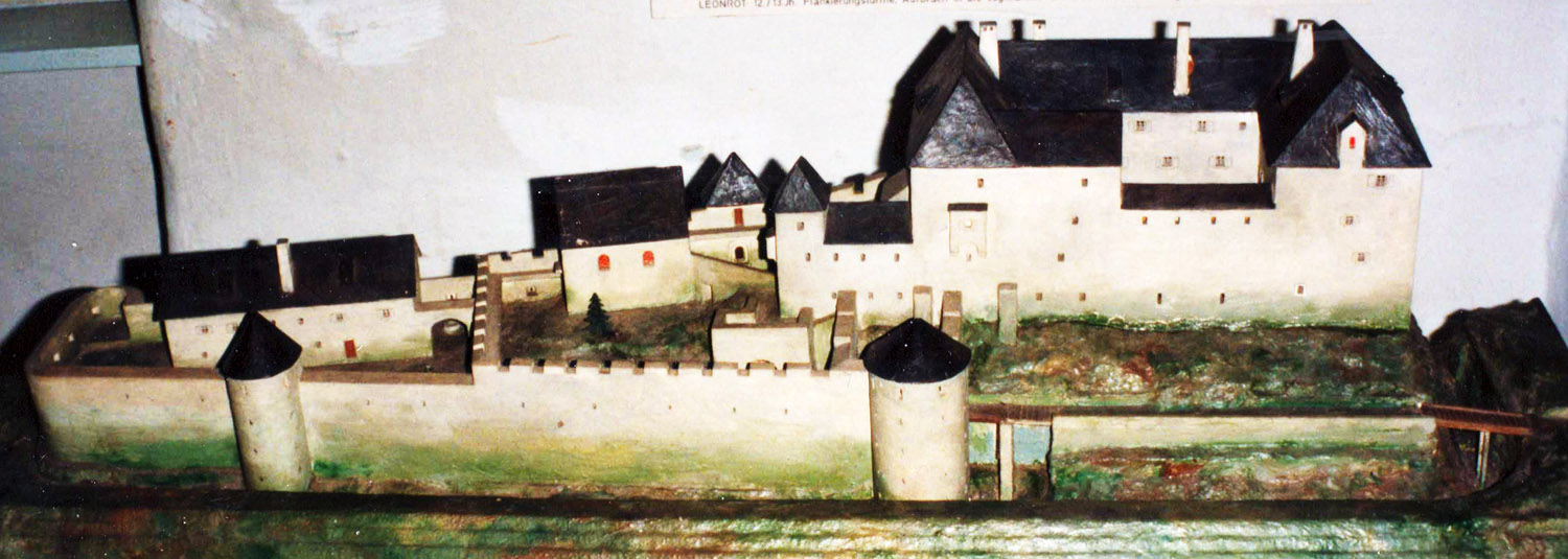 Neu-Leonroth: Modell von Völkl im Burgenmuseum Alt-Kainach