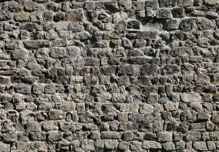 Plainburg: Mauerwerk der Kernburg-Ringmauer