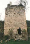 Hieburg : Hofseite des Bergfrieds