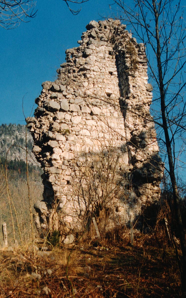 Oberstainach: Innenseite der Turmecke