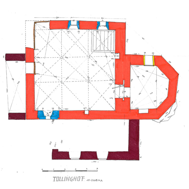 Tollinghof: Grundriss