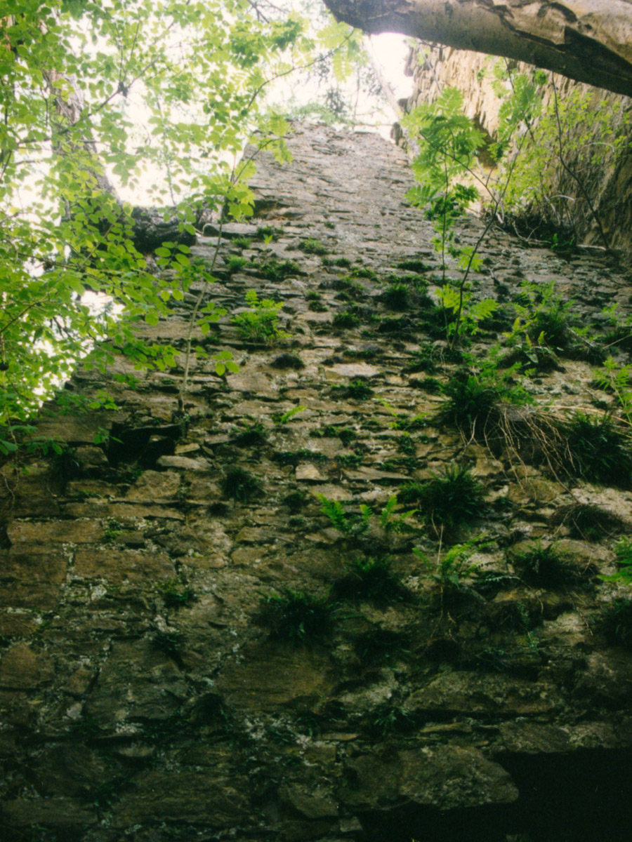 Reifenstein: Mantelkamin der Küche. Foto 1996.