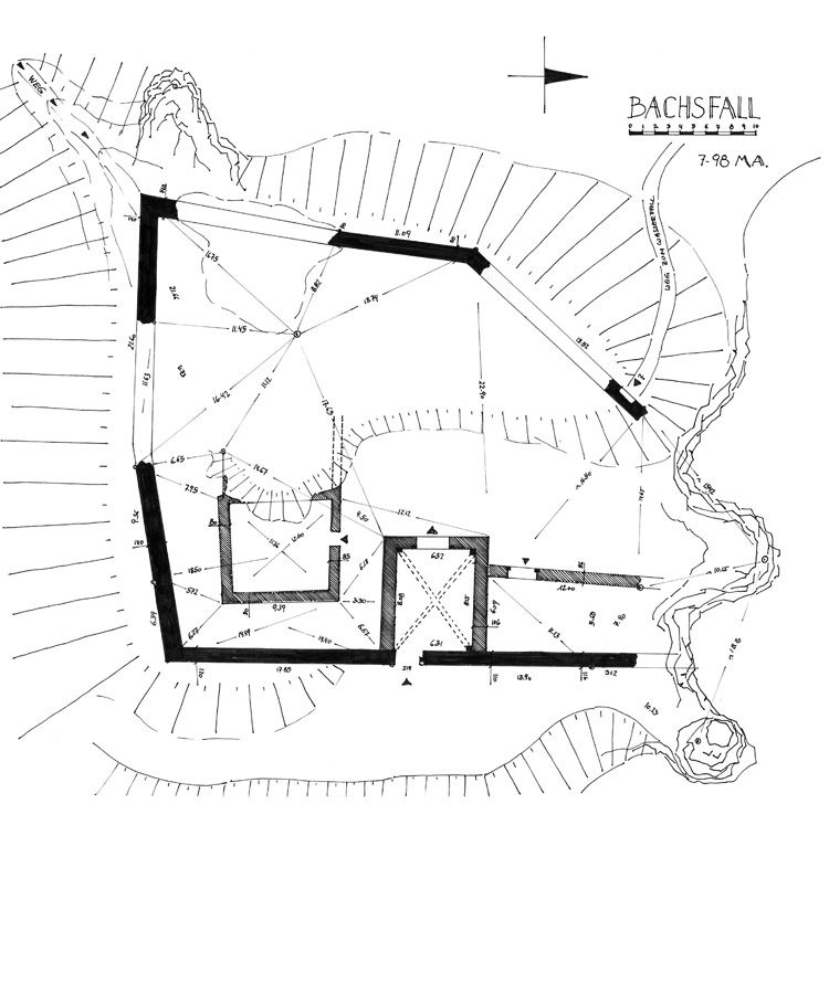 Bachsfall: Grundriss