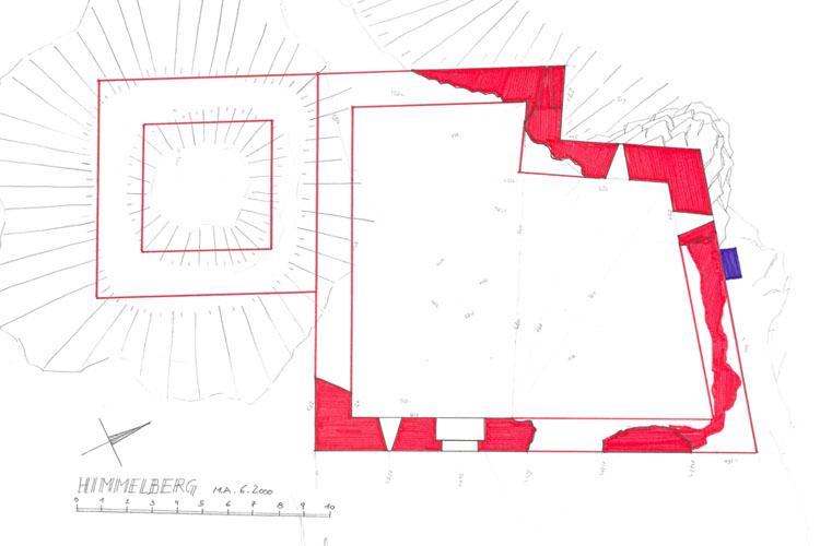Himmelberg: Grundriss