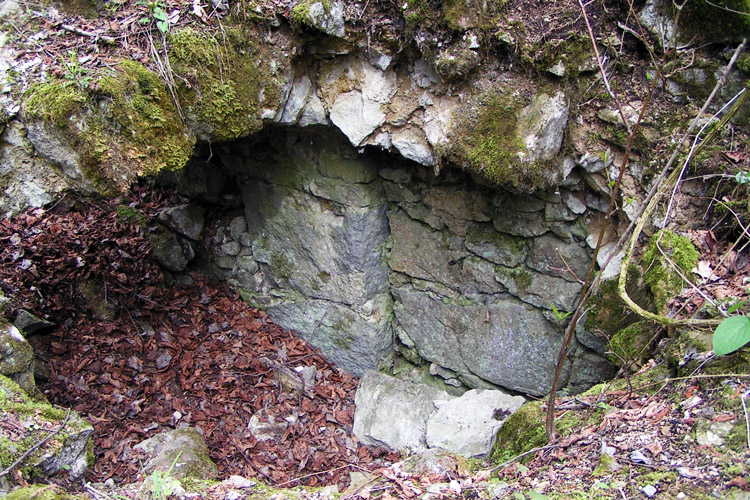 Mitterberg: Gebäudeecke im Bereich der "Kapelle"