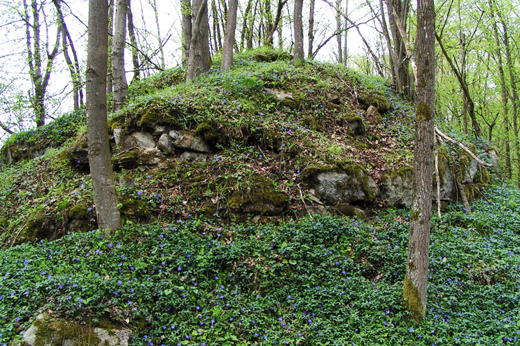 Mitterberg: Stumpf des Rundturms