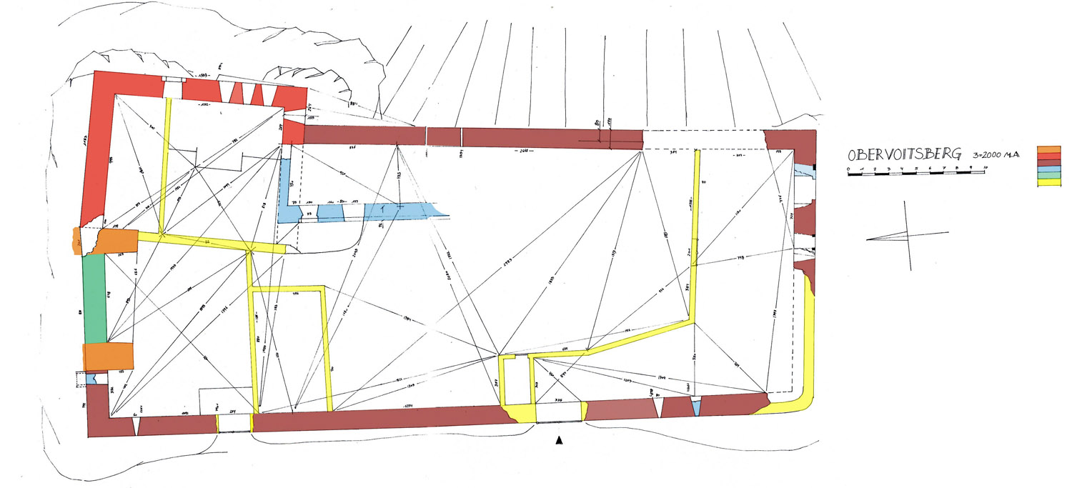 Obervoitsberg: Grundriss und Baualterplan