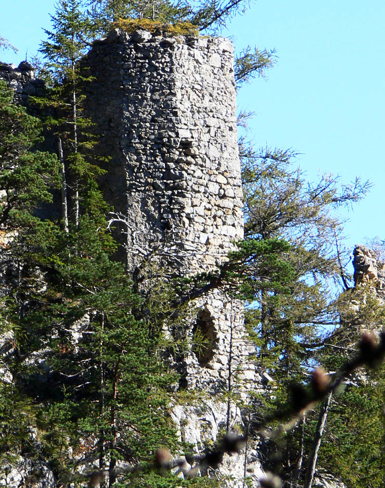 Ehrenfels: Der Sechsecktum von Westen