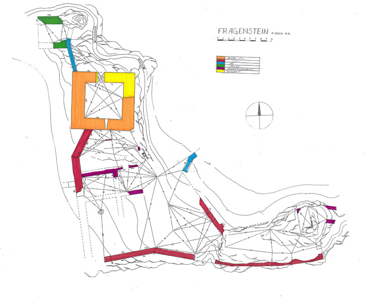 Fragenstein: Grundriss und Baualterplan (2003)