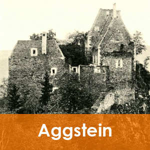 Der Frauenturm auf Burg Aggstein