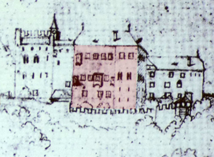 Frauenburg: Ansicht von 1675, 