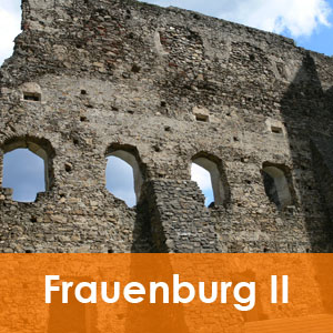 der gotische Palas der Frauenburg